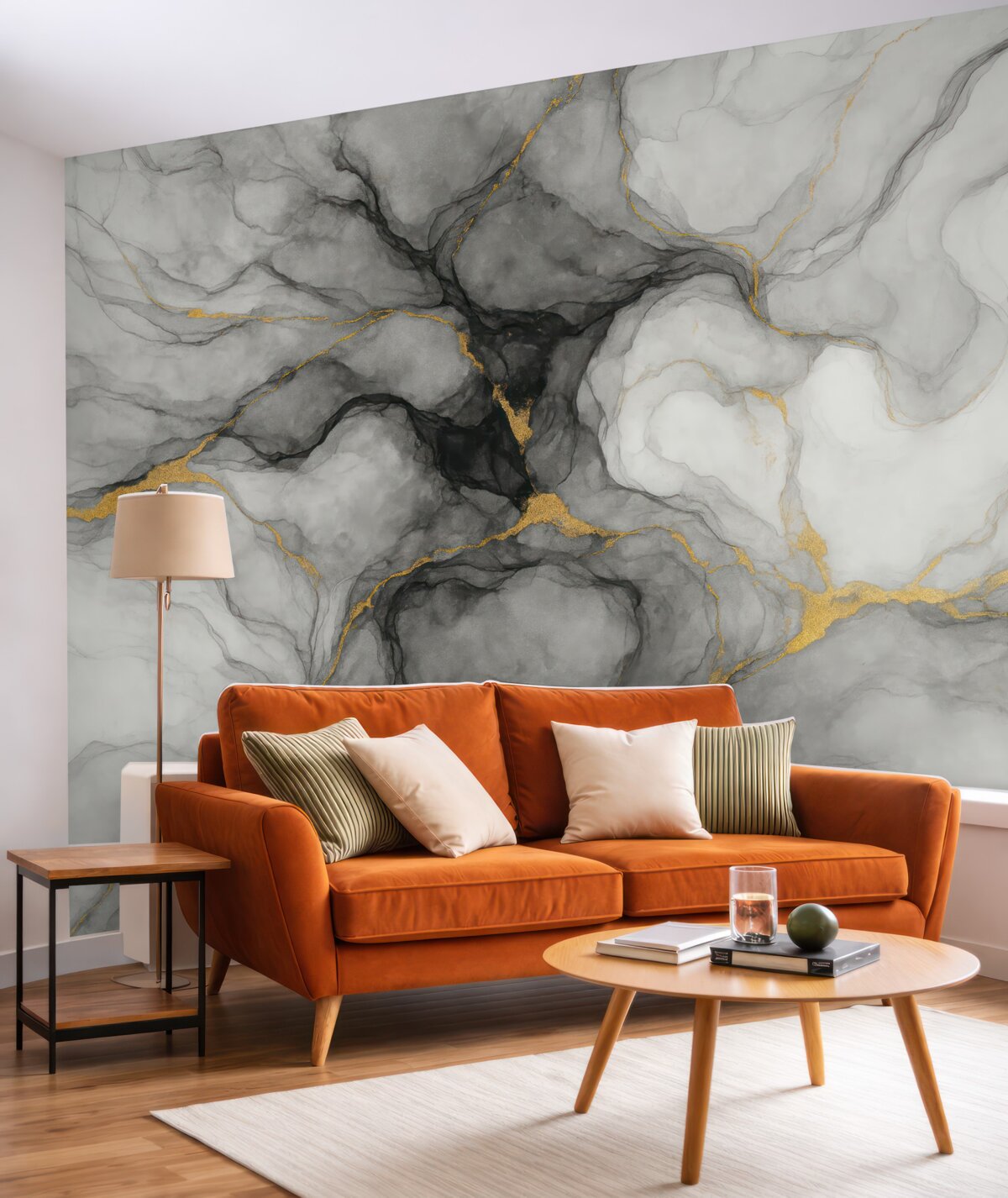 Fototapeta Szary kamień marmurowy.