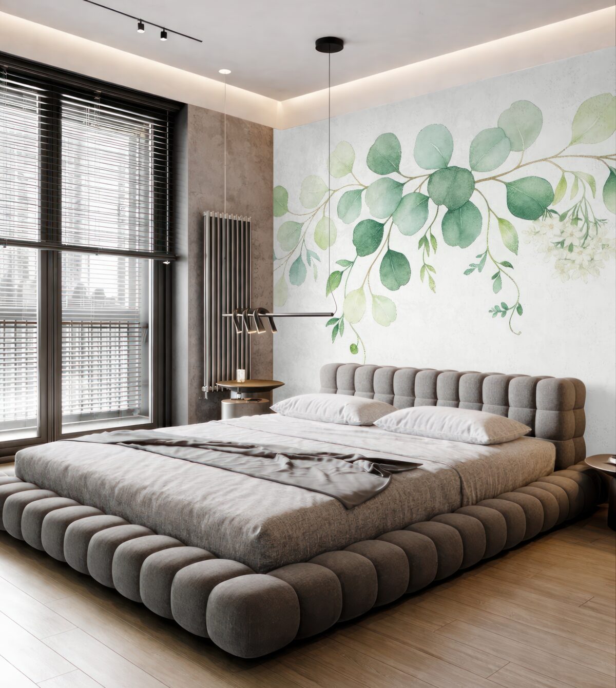 Fototapeta Gałązka z foliami.