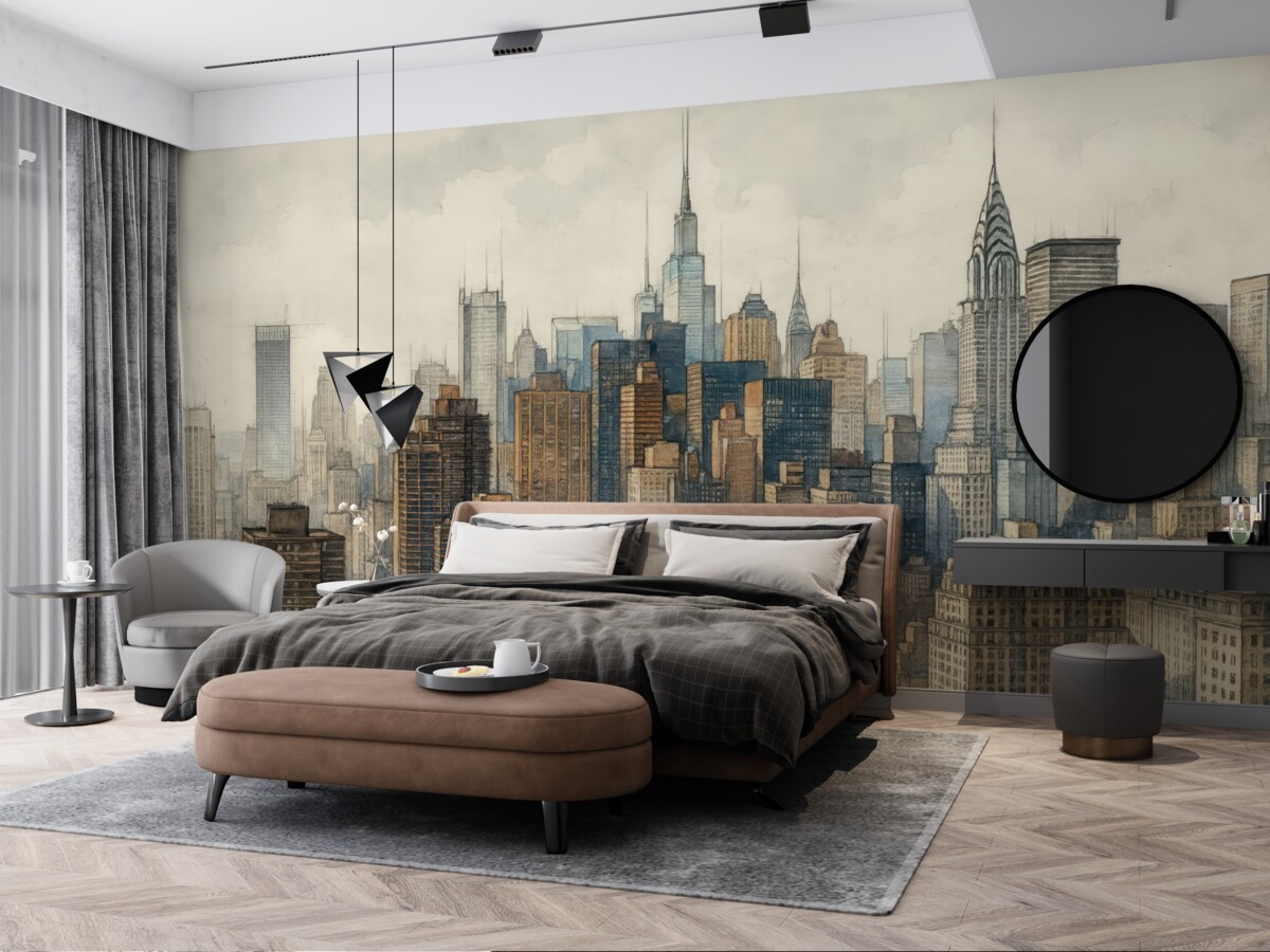 Fototapeta Drapacz chmur, kształtowanie przestrzeni.