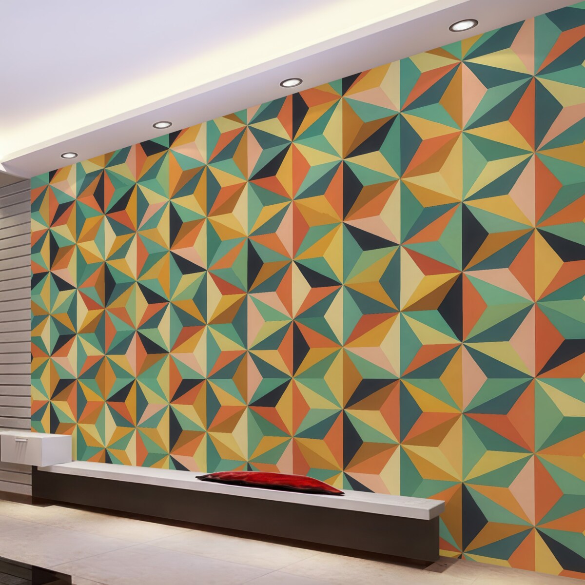 Fototapeta Wzory w stylu retro