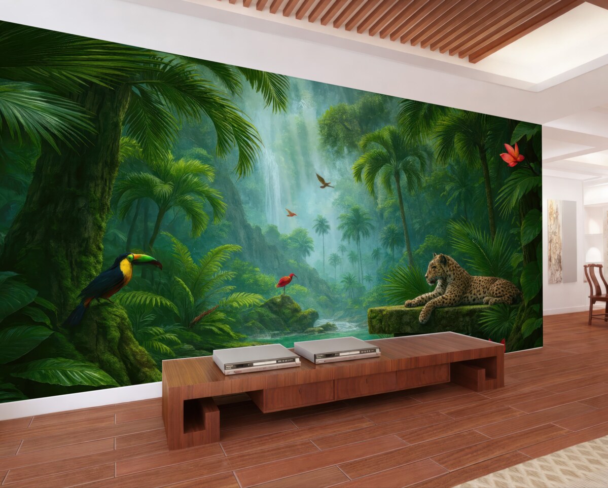 Fototapeta Roślina, skupisko roślin i zieleń.