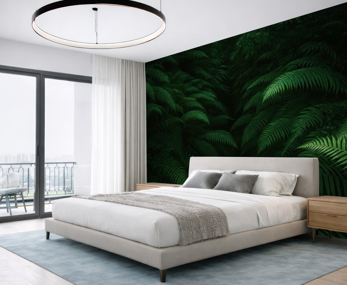 Fototapeta Zarośla fernów.