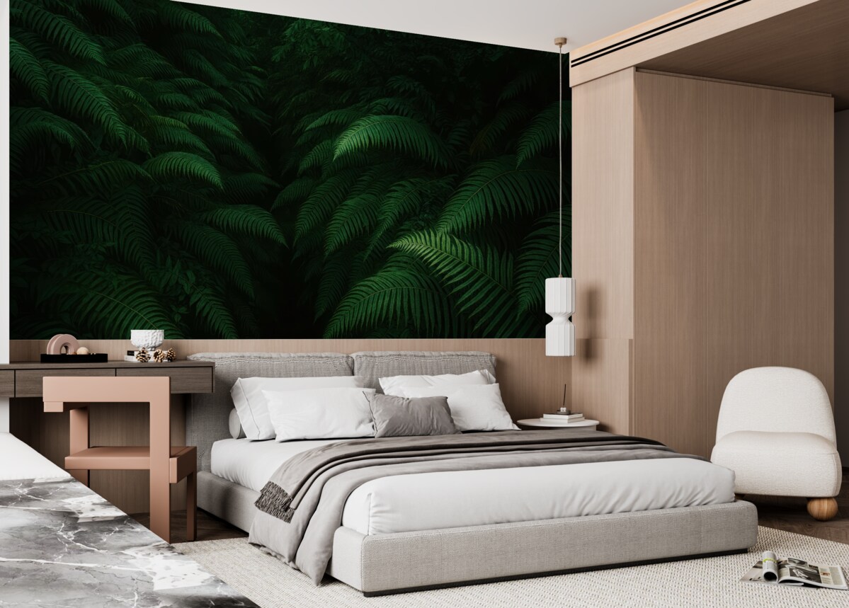 Fototapeta Zarośla fernów.