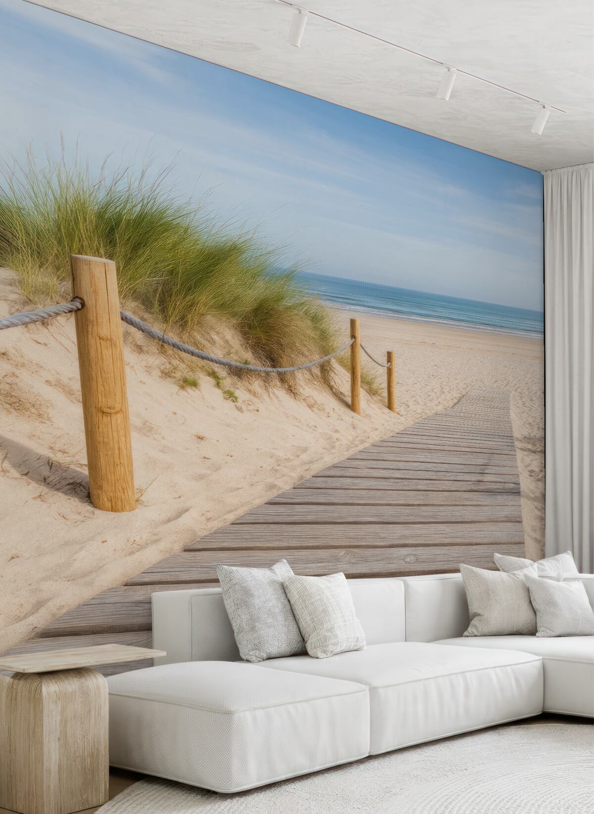 Fototapeta Droga do piaszczystego brzegu.