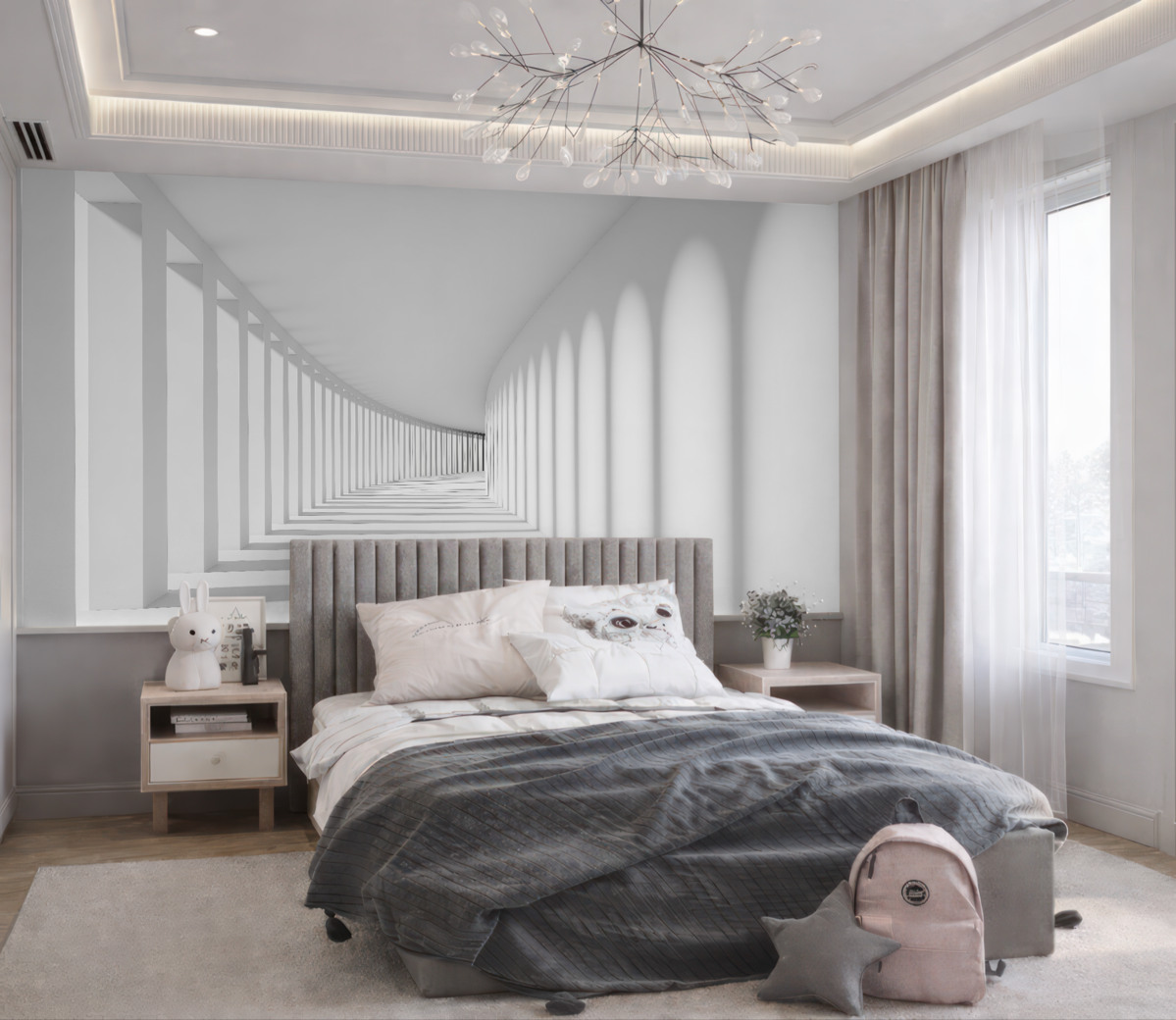 Fototapeta Cienie w korytarzu.