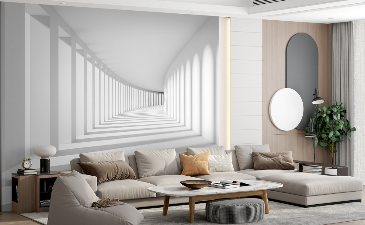 Fototapeta Cienie w korytarzu.