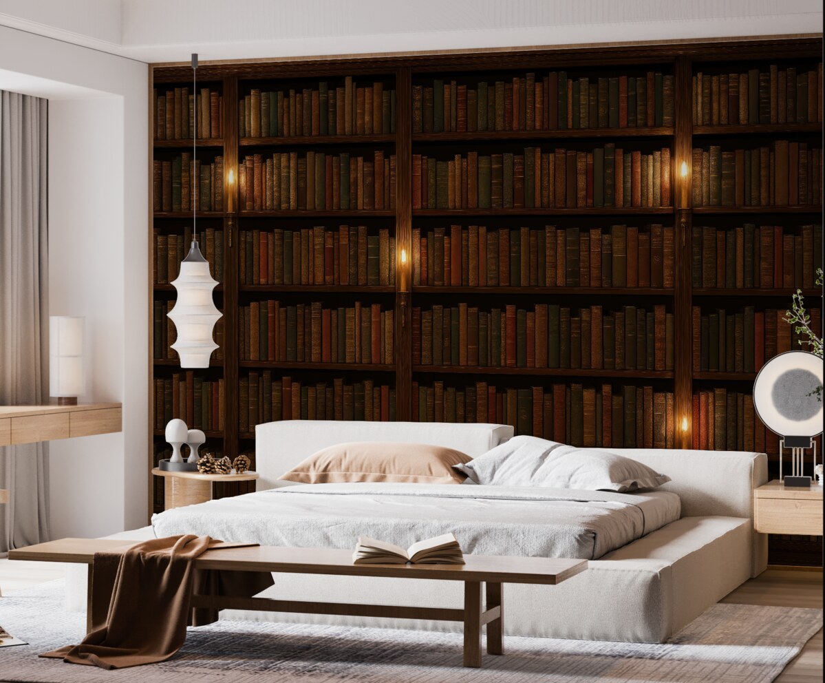 Fototapeta Regał na książki.