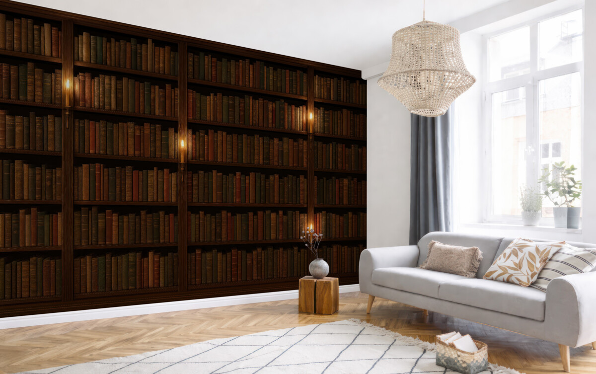 Fototapeta Regał na książki.