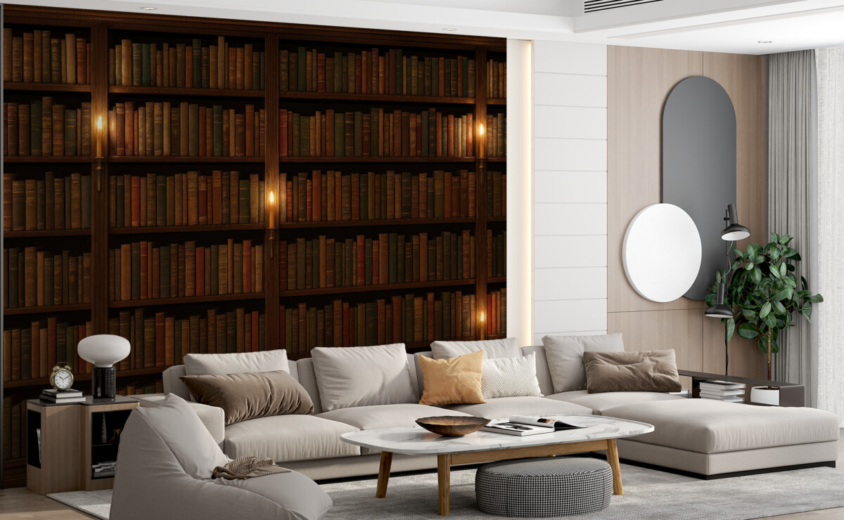 Fototapeta Regał na książki.