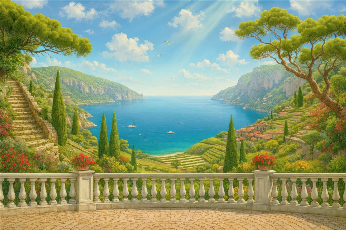 Fototapeta Roślina, obłok i niebo.