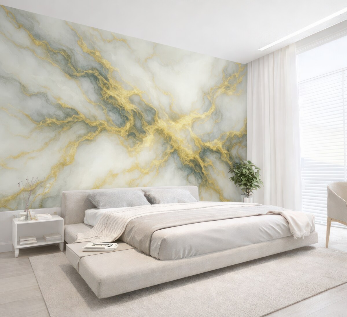 Fototapeta Marmur z odrobiną złota.