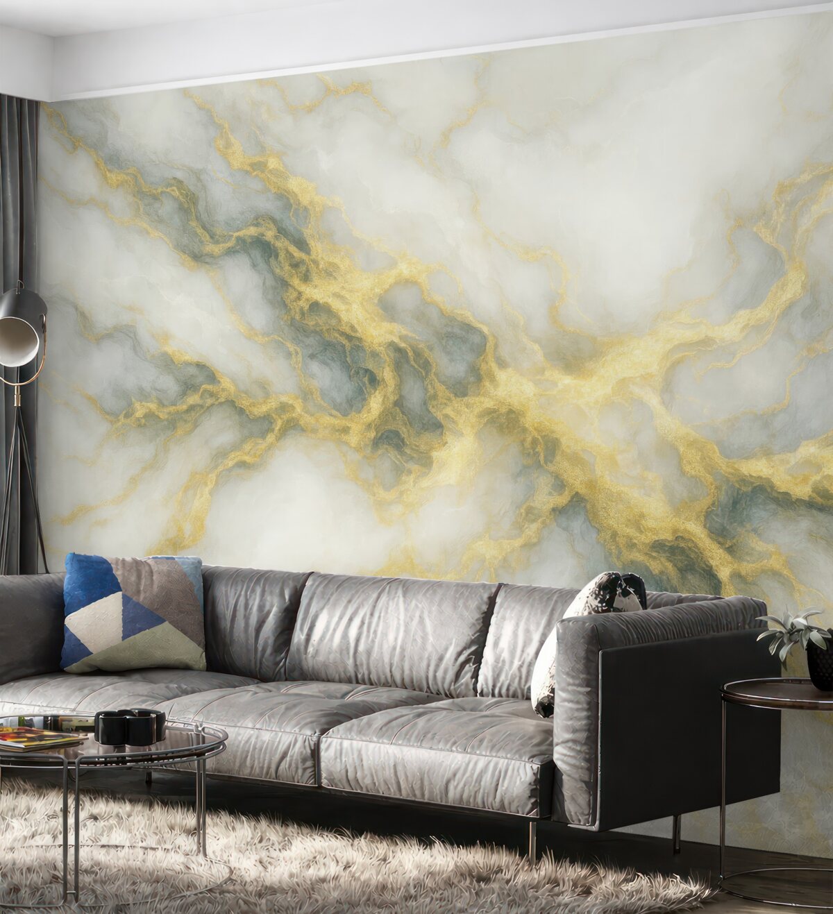 Fototapeta Marmur z odrobiną złota.