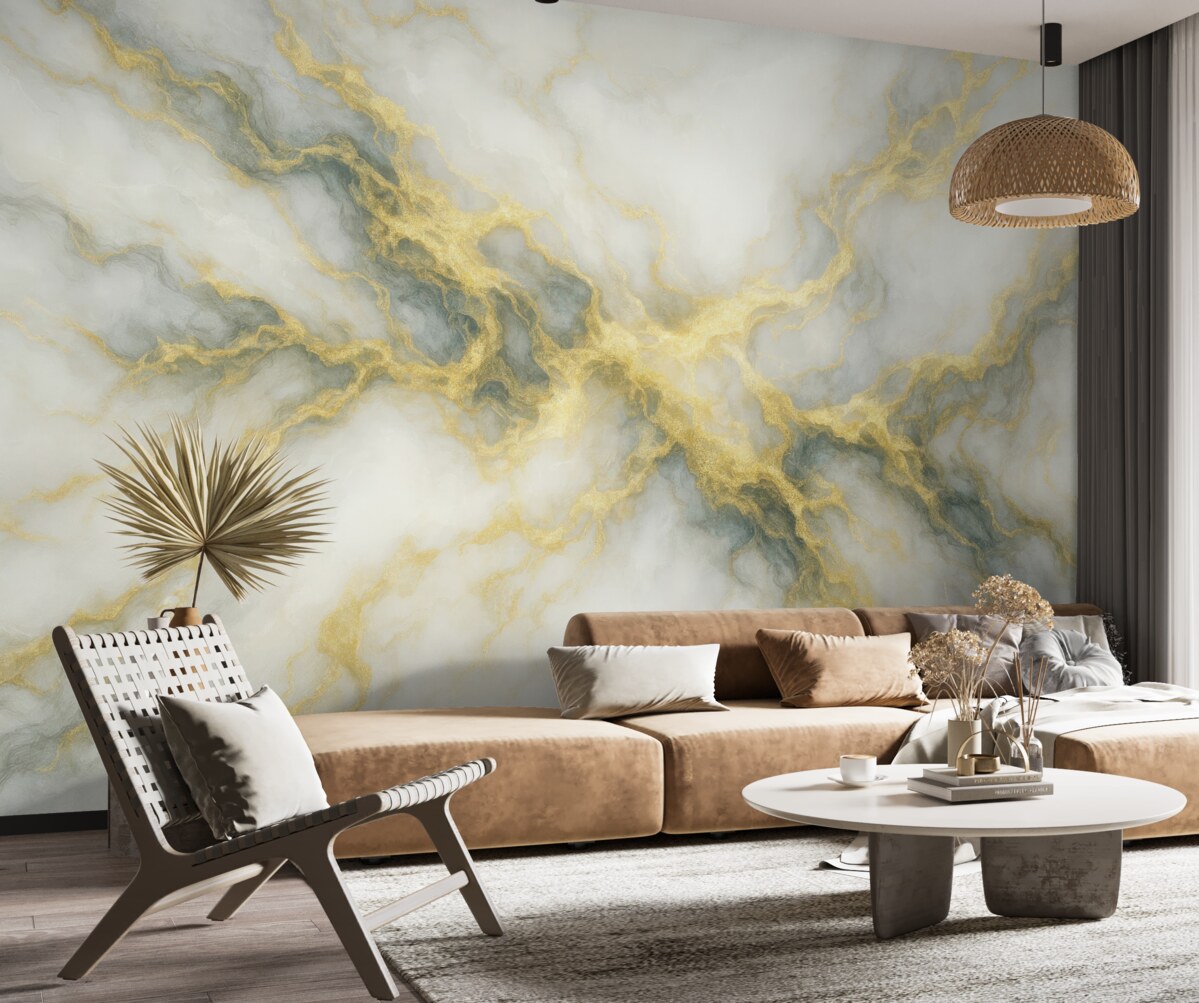 Fototapeta Marmur z odrobiną złota.