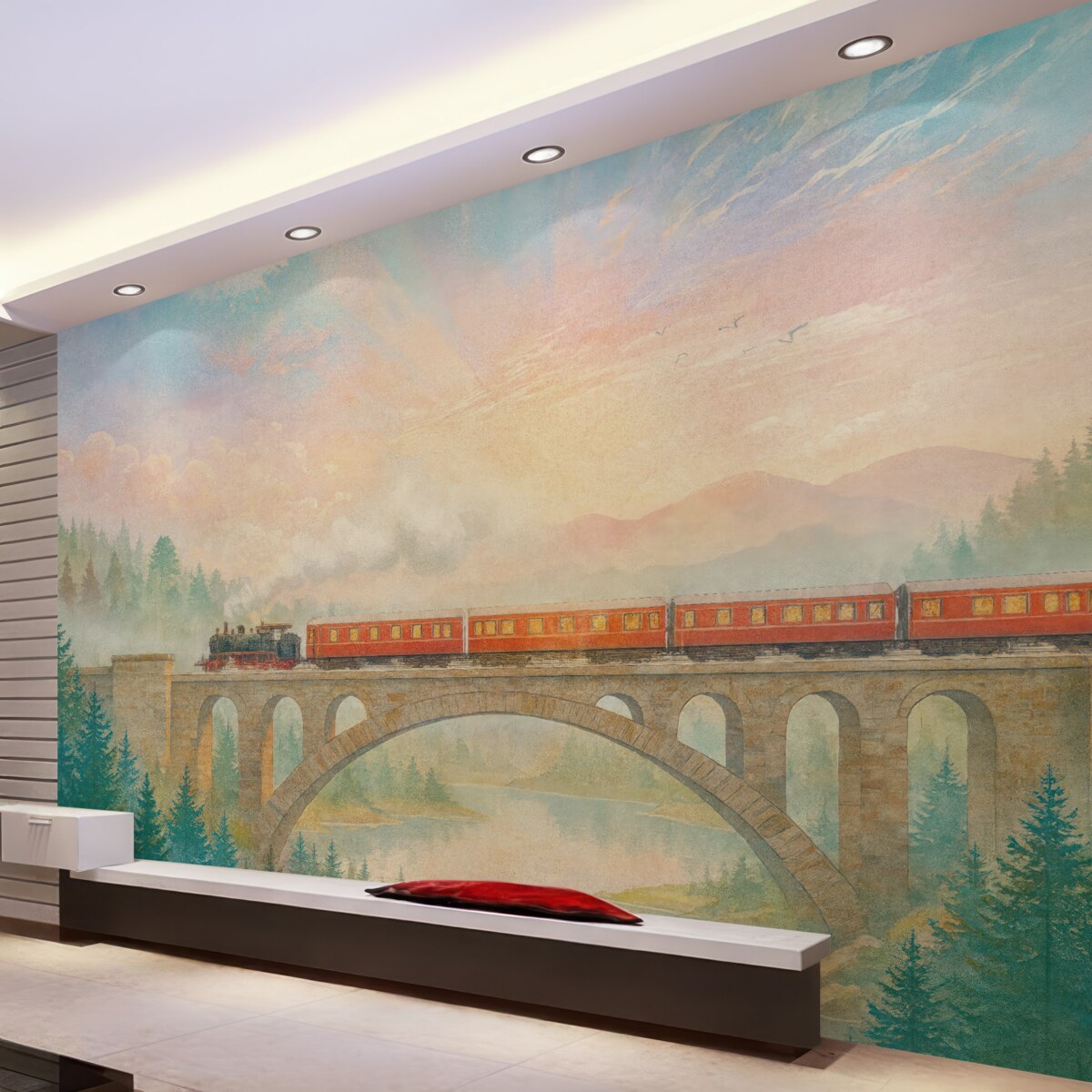 Fototapeta Brązowa, gałązkowa struktura.