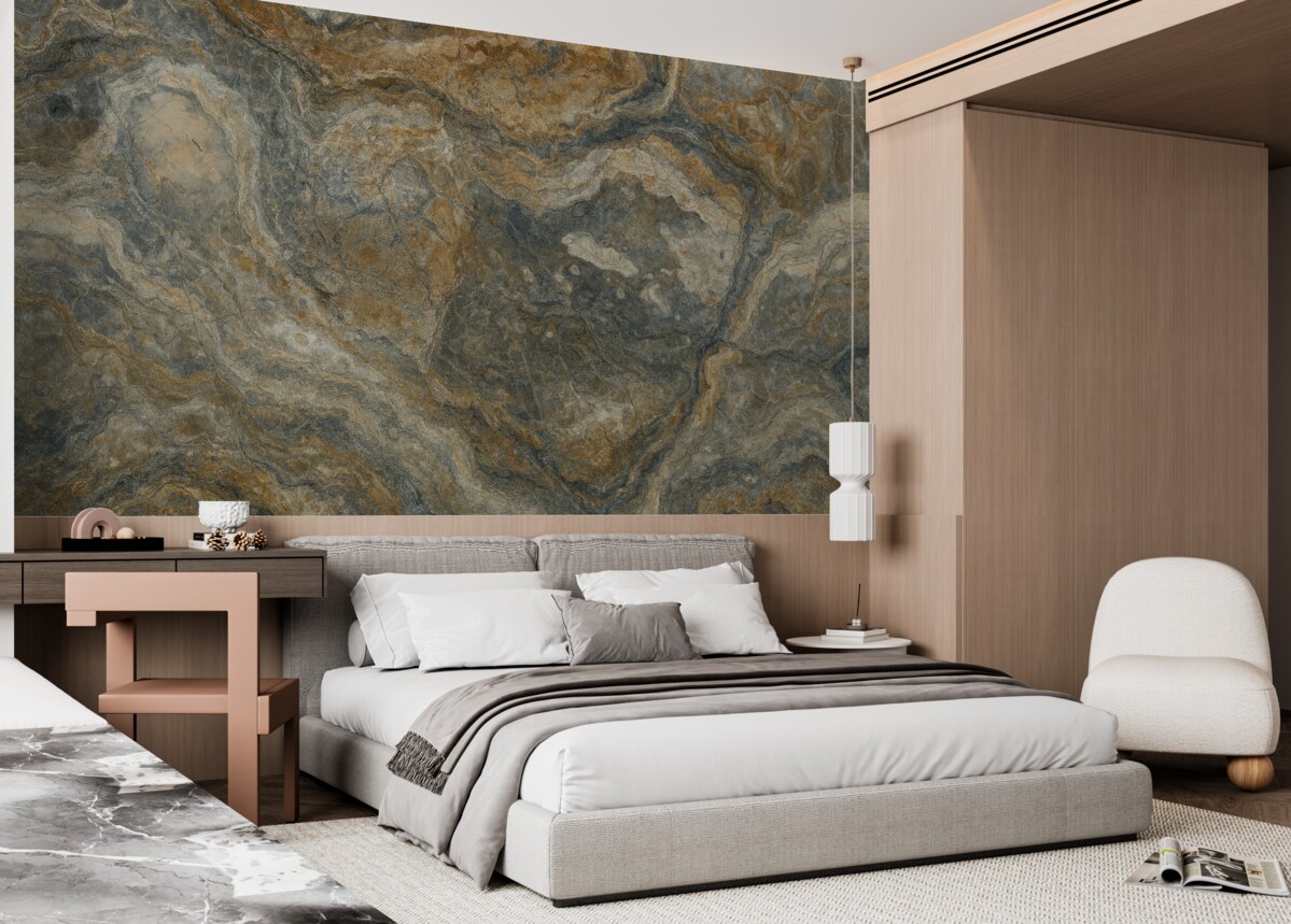 Fototapeta Marmur w odcieniu szaro-beżowym.