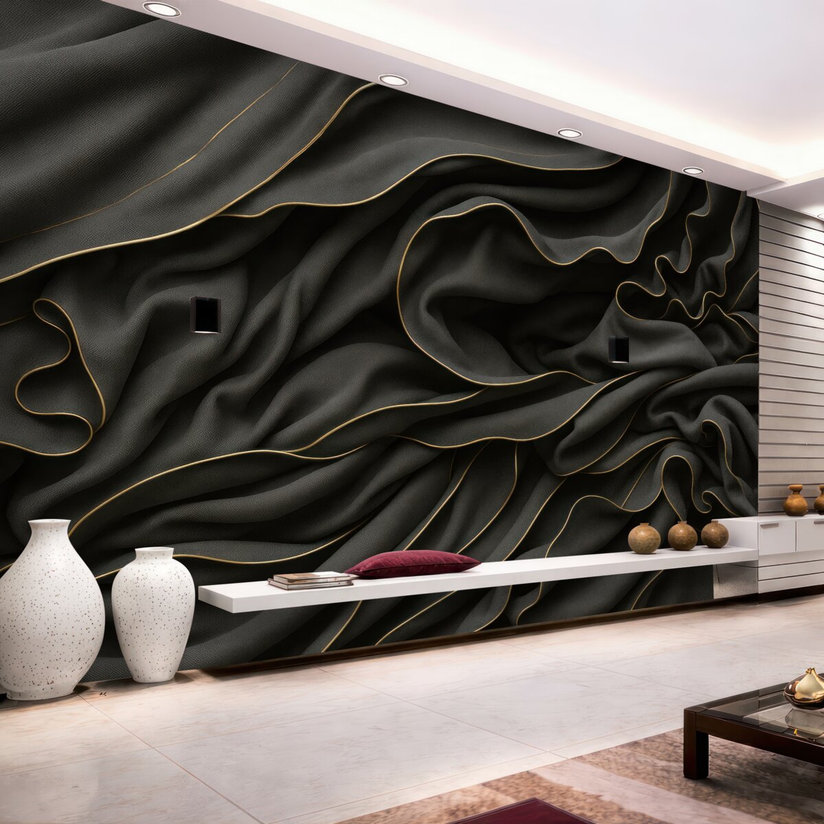 Fototapeta Mroczna tkanina.