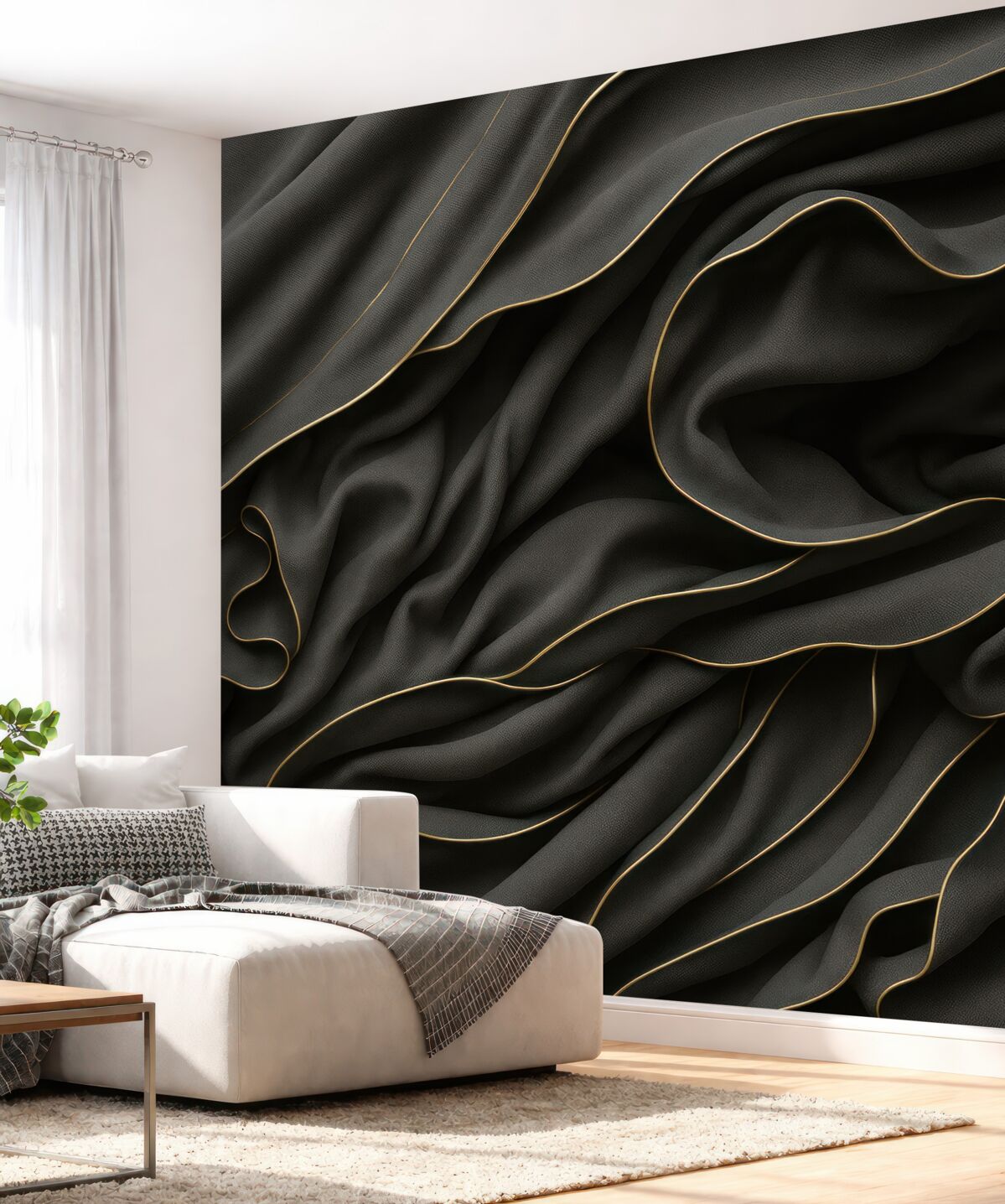 Fototapeta Mroczna tkanina.