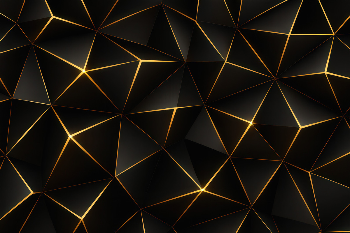 Fototapeta Czarny trójkąt.