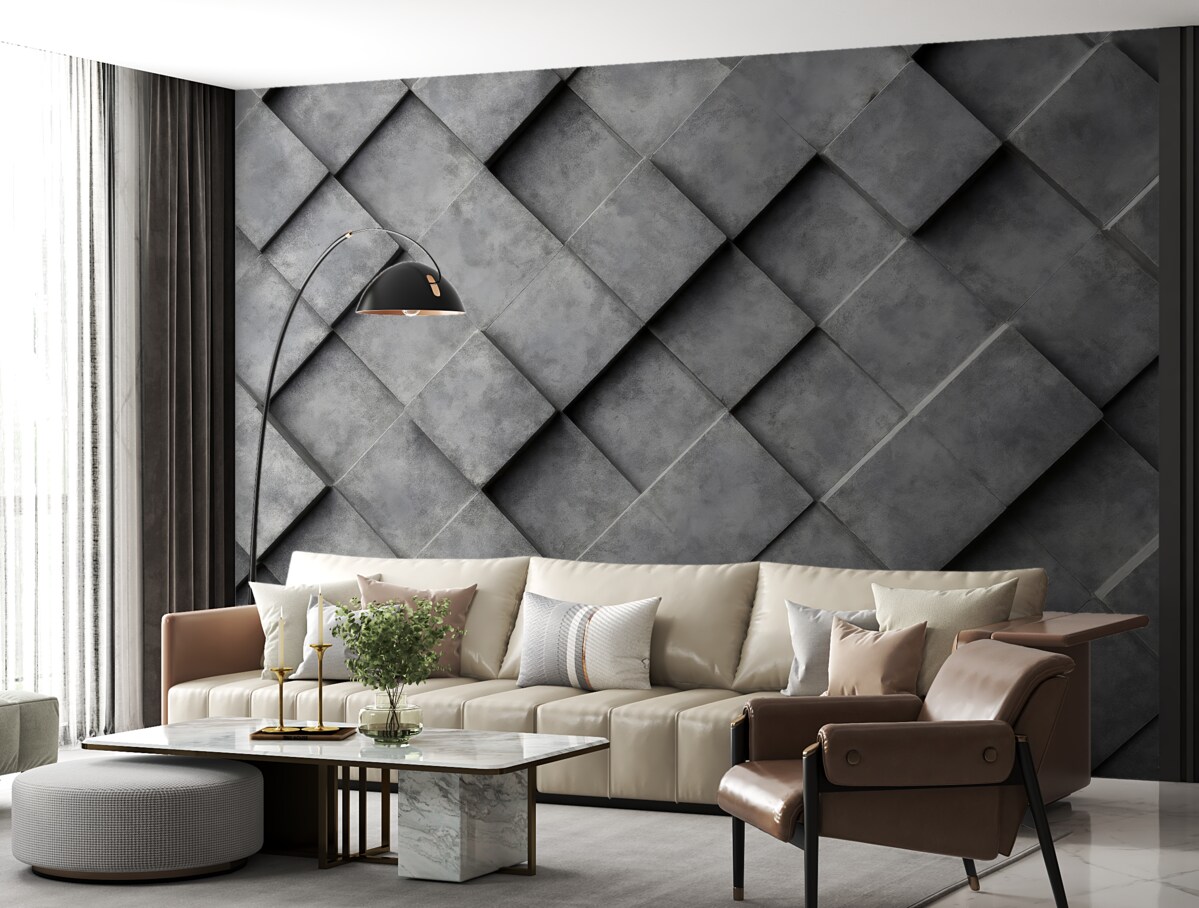 Fototapeta Klonowy zarys na ścianie.