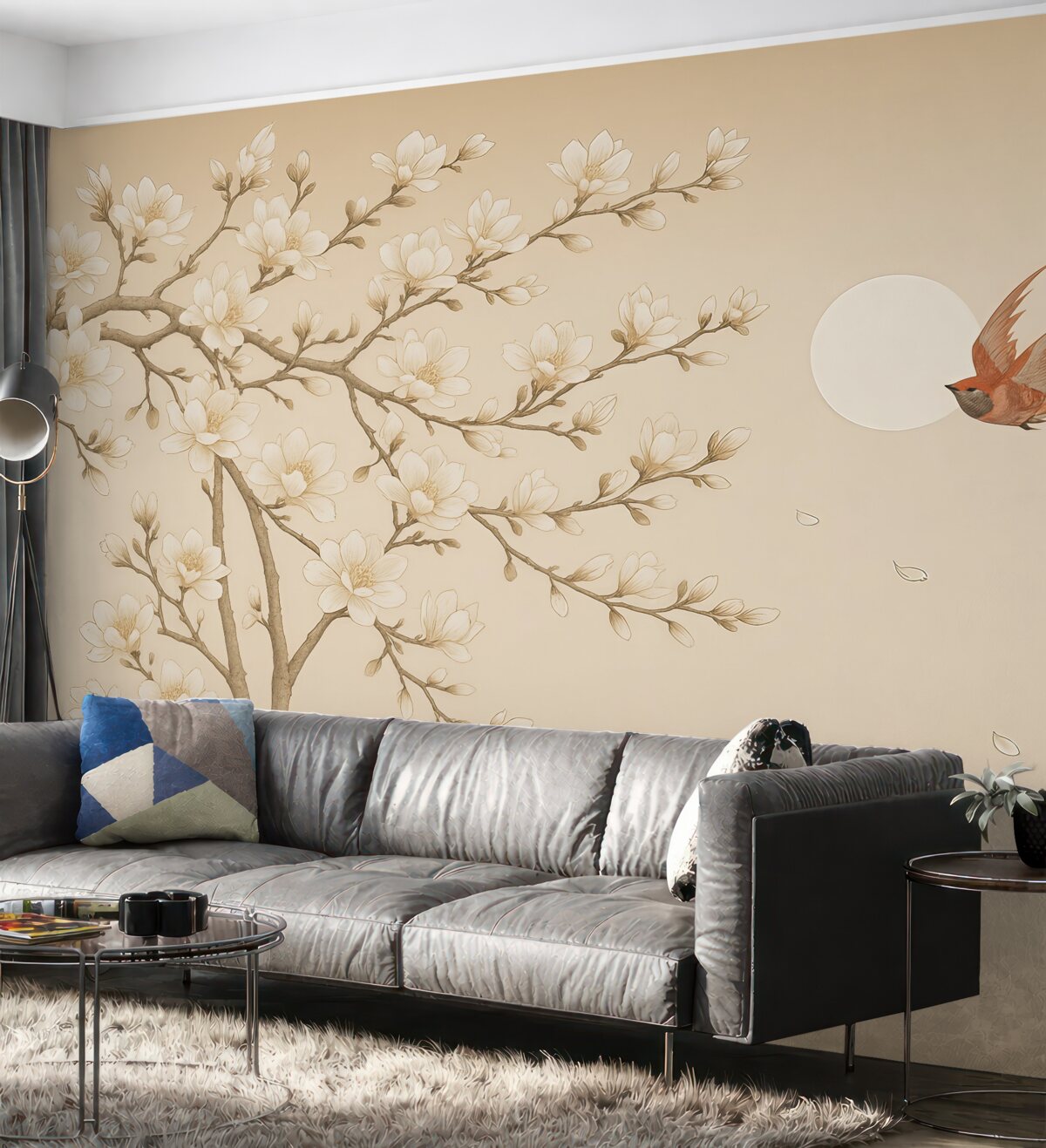 Fototapeta Ptaki w stylu chińskim.