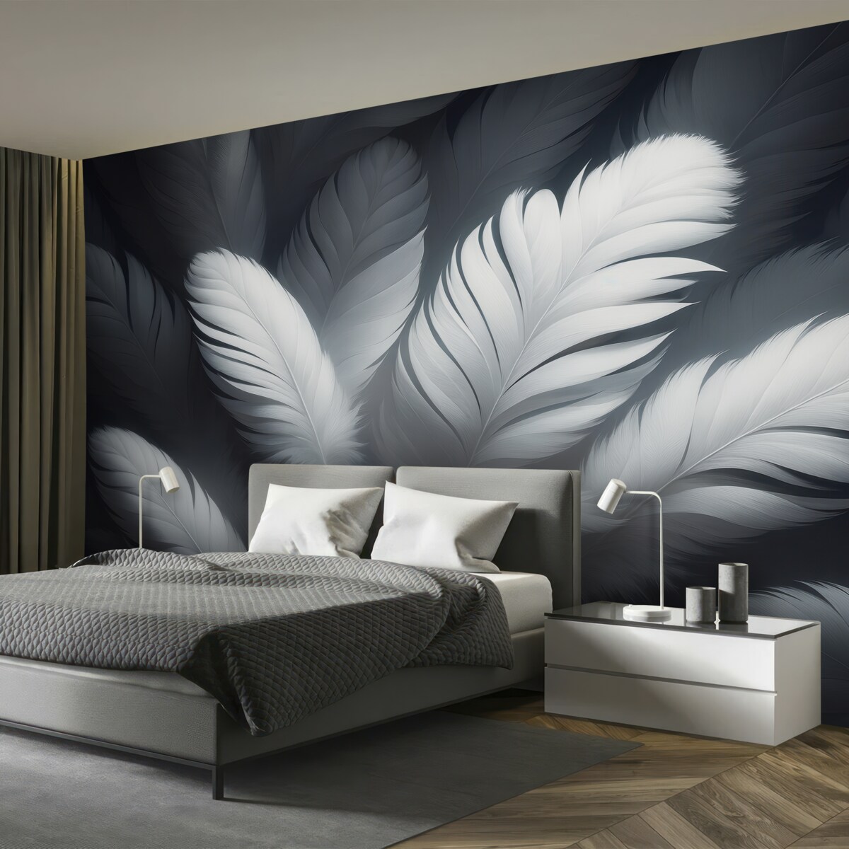 Fototapeta Błyszczące pióra.