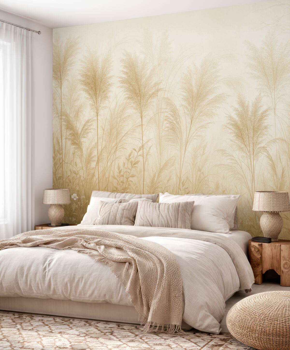 Fototapeta Gałęzie w boho-zekrze mgły.