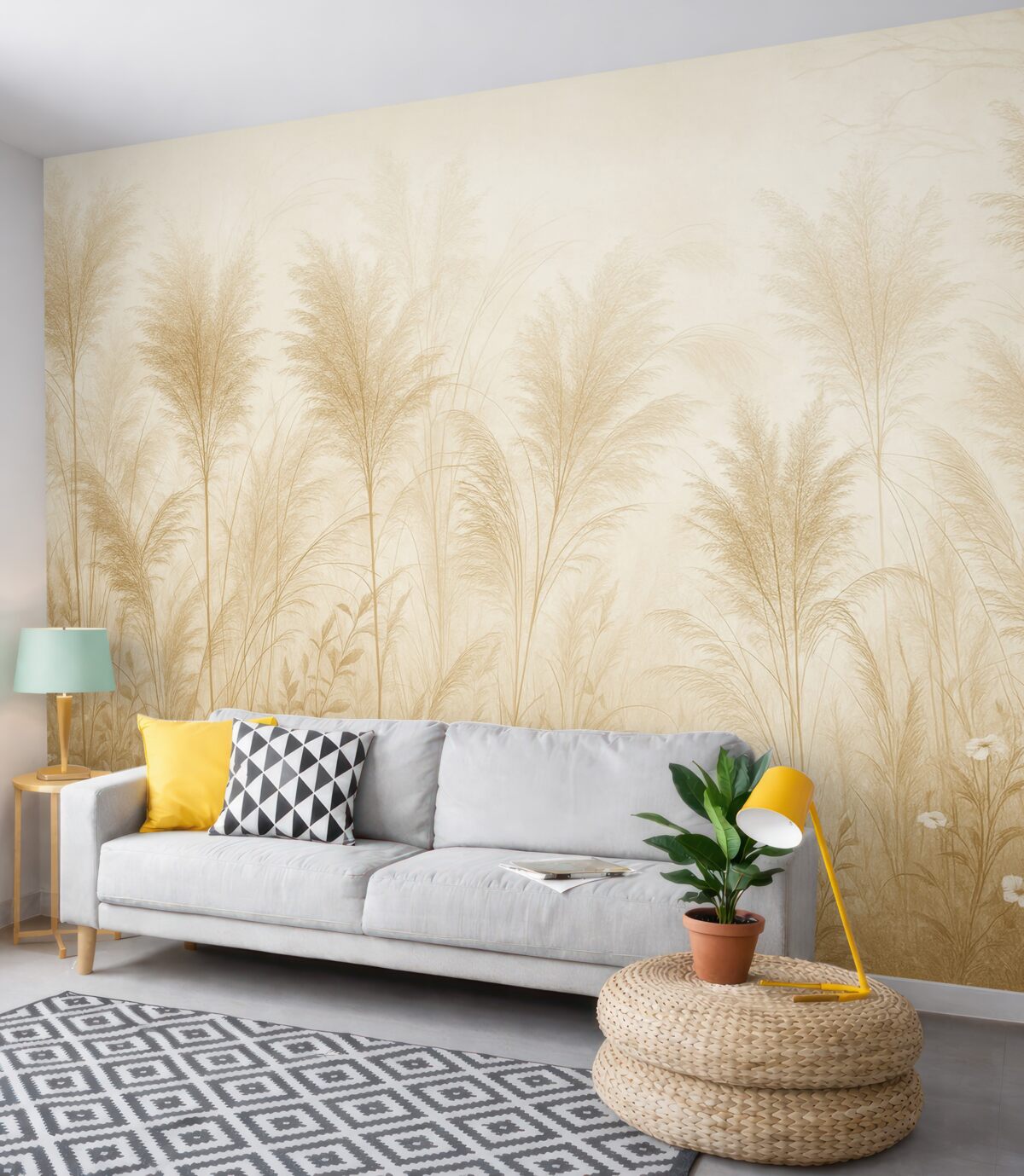 Fototapeta Gałęzie w boho-zekrze mgły.