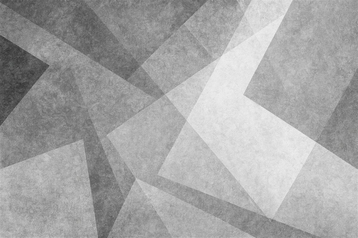 Fototapeta Abstrakcyjna geometria w odcieniach szarości.