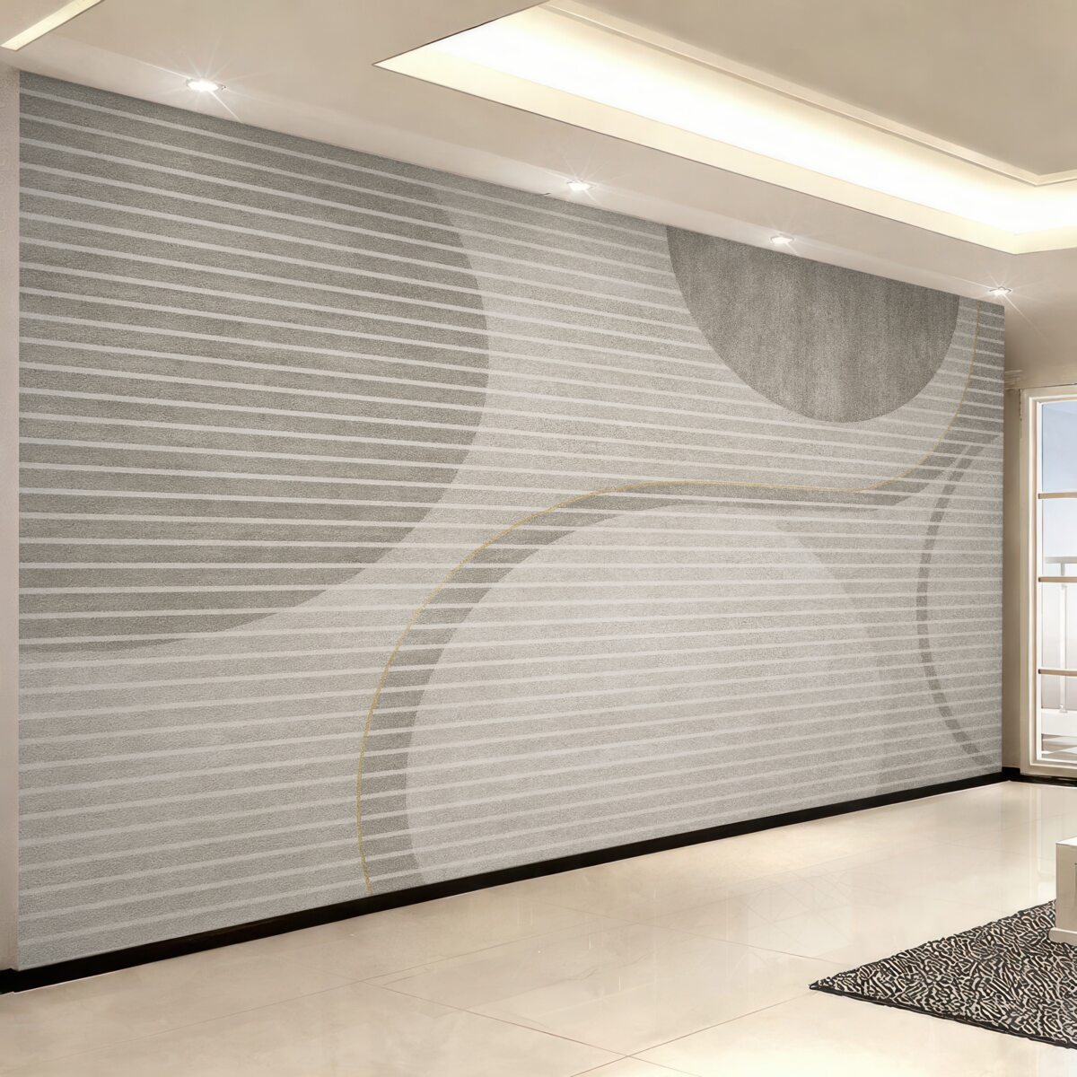 Fototapeta Minimalizm w zakresie abstrakcji geometrycznej.