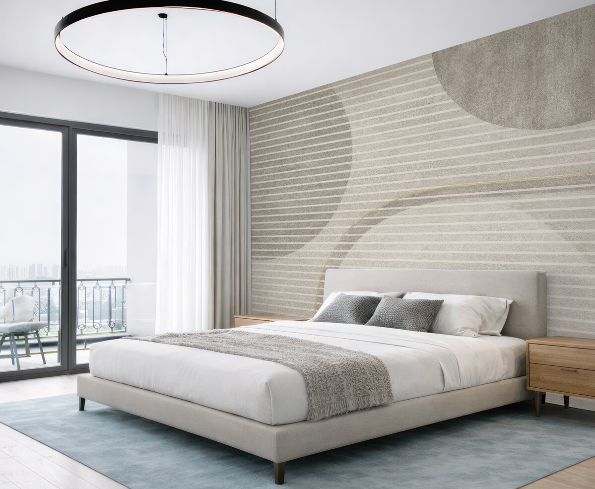 Fototapeta Minimalizm w zakresie abstrakcji geometrycznej.