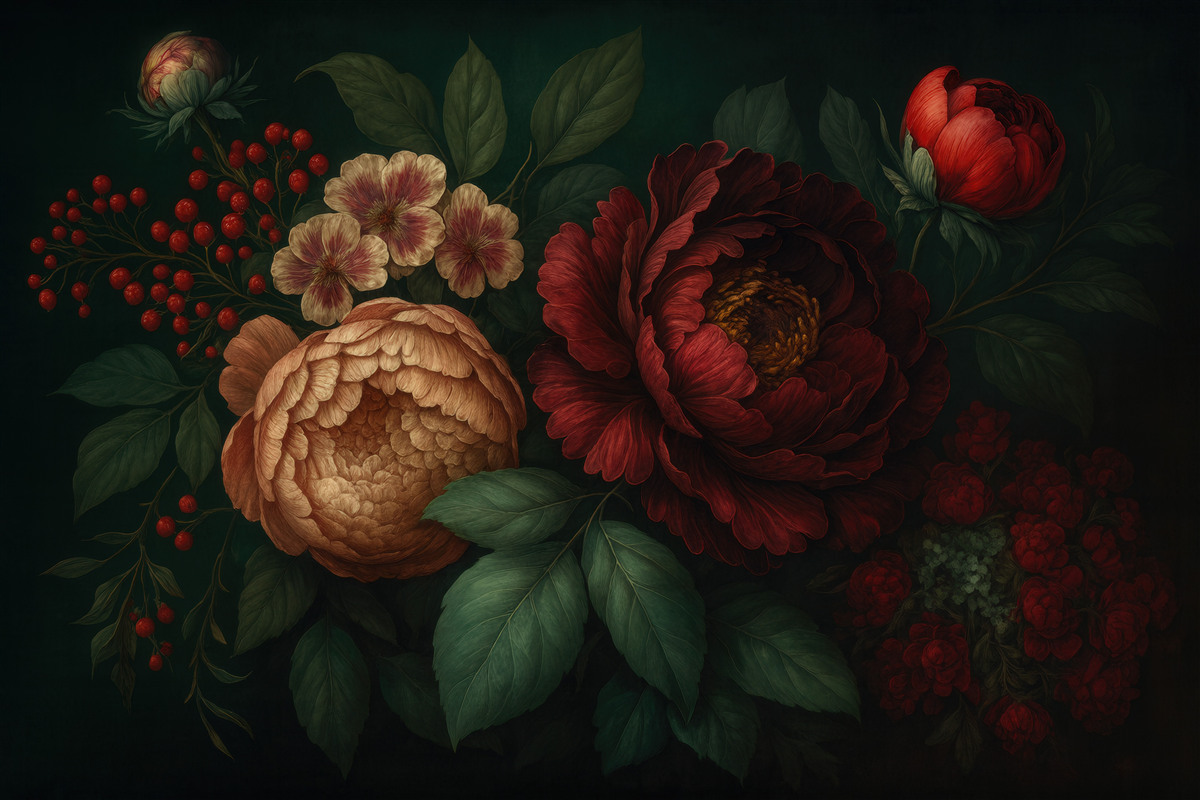 Fototapeta Ogród wieczorny