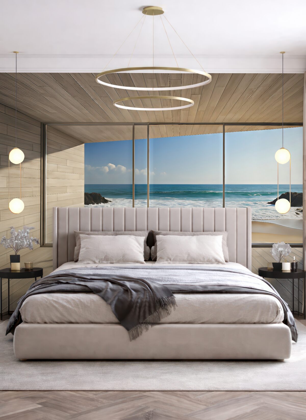 Fototapeta Widok na poranny mórz.