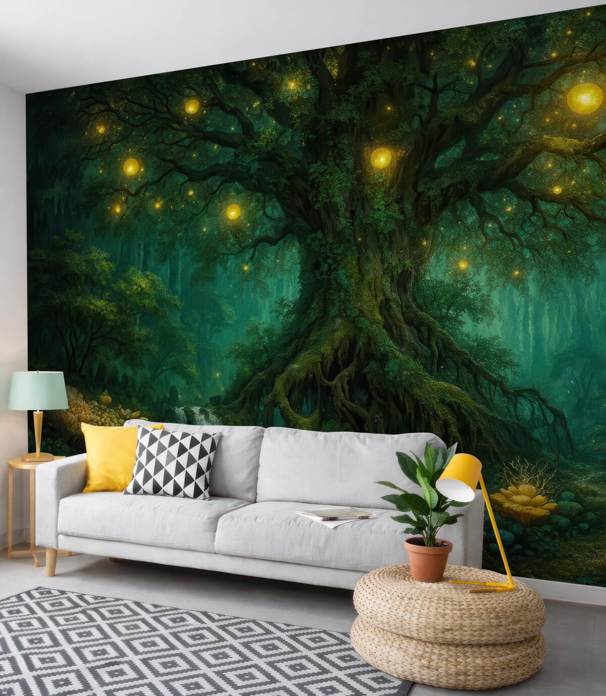 Fototapeta Światło drzewa.