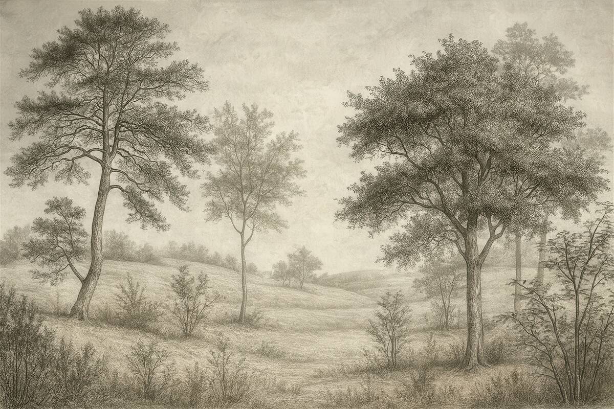 Fototapeta Zabytkowe rośliny.