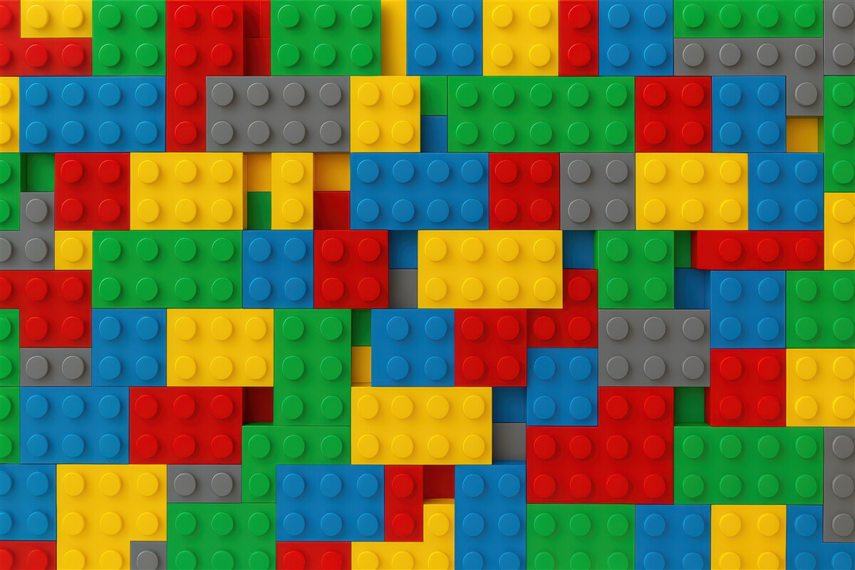 Fototapeta „Barwne klocki”