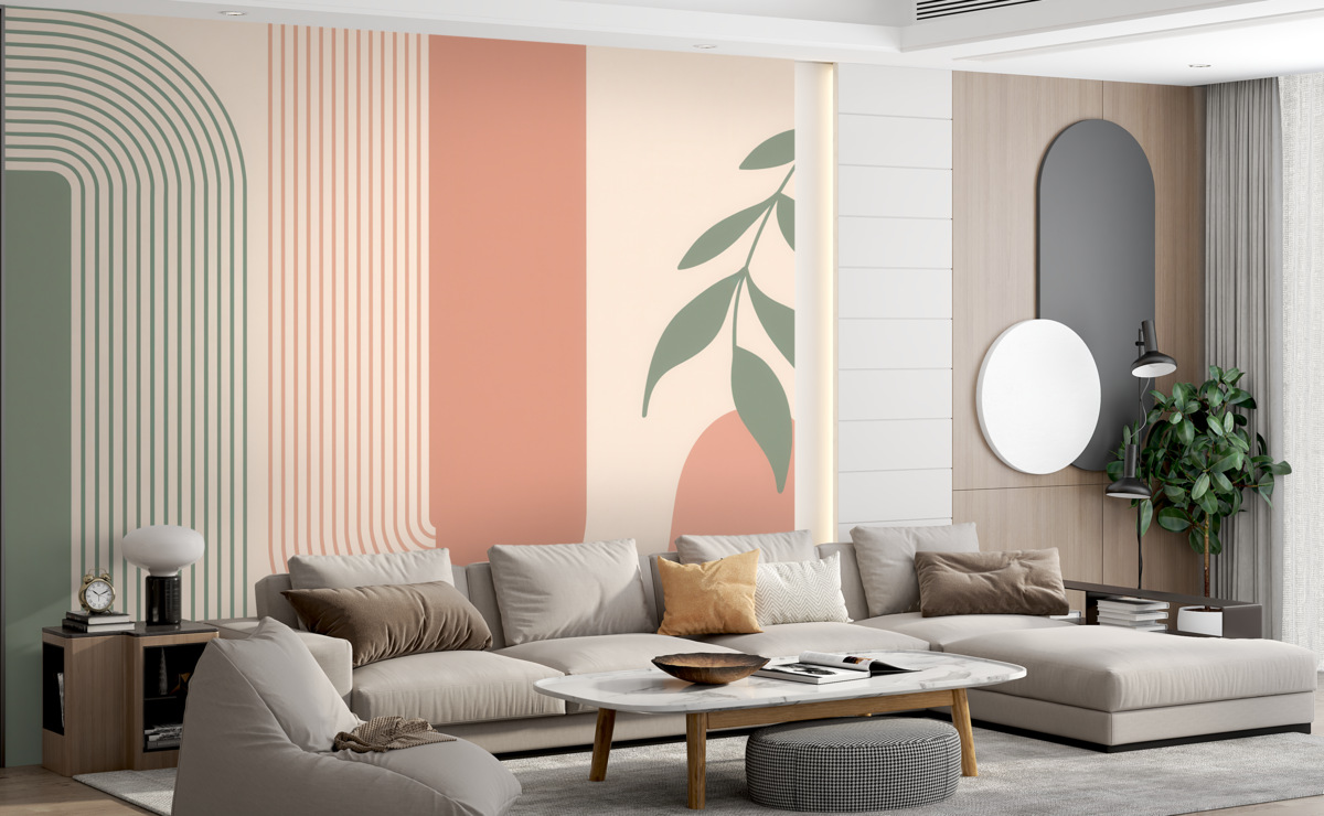 Fototapeta Łuki oraz ozdobne detale w stylu boho.