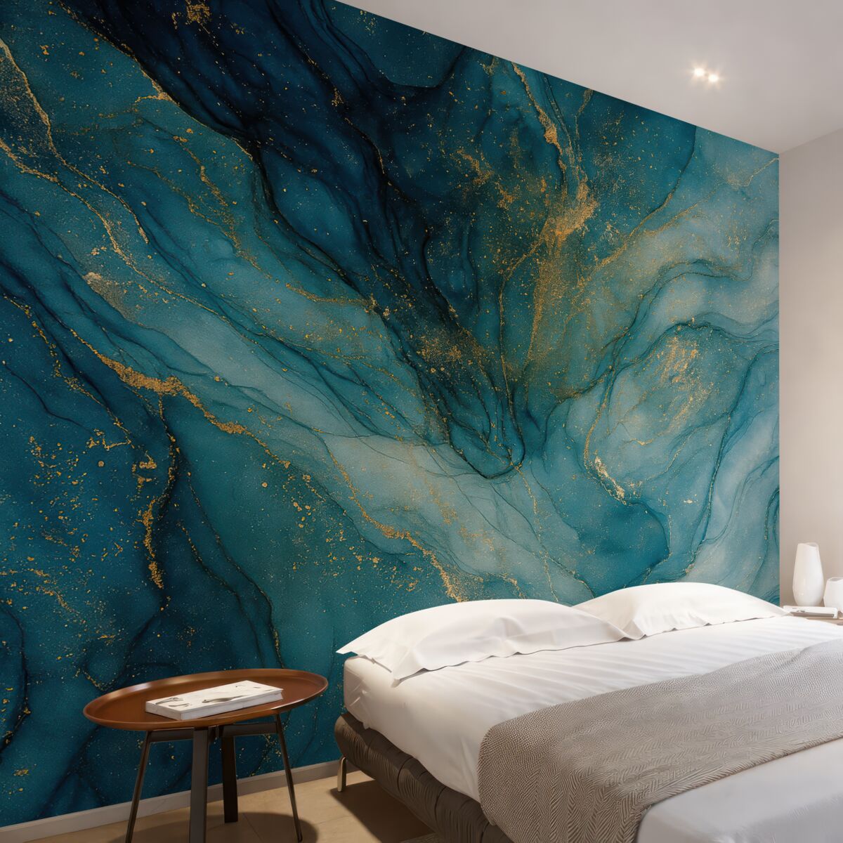 Fototapeta Atrament alkoholowy półprzezroczysty.