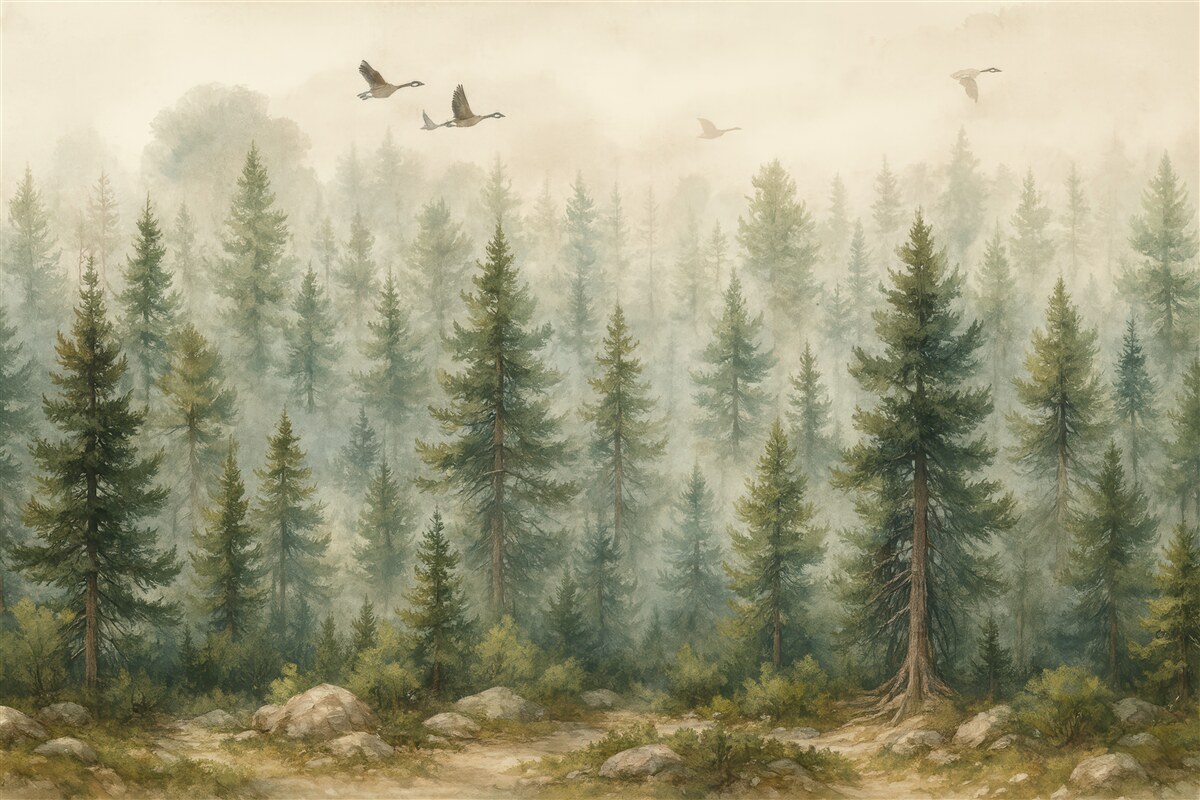 Fototapeta Las iglasty