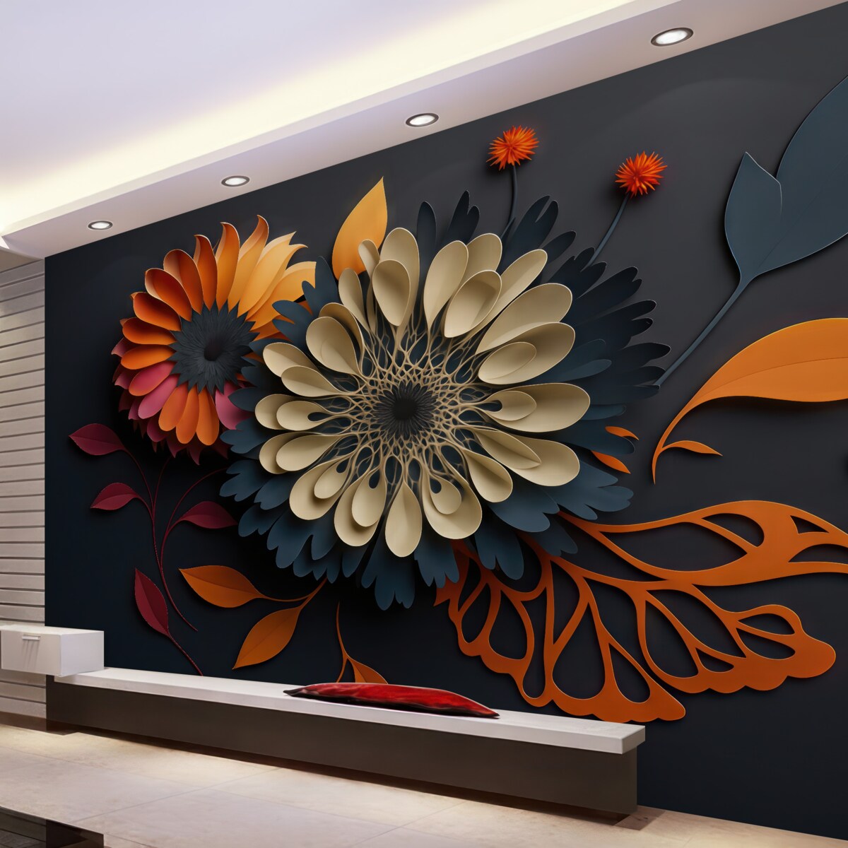 Fototapeta Kwiaty z papieru.