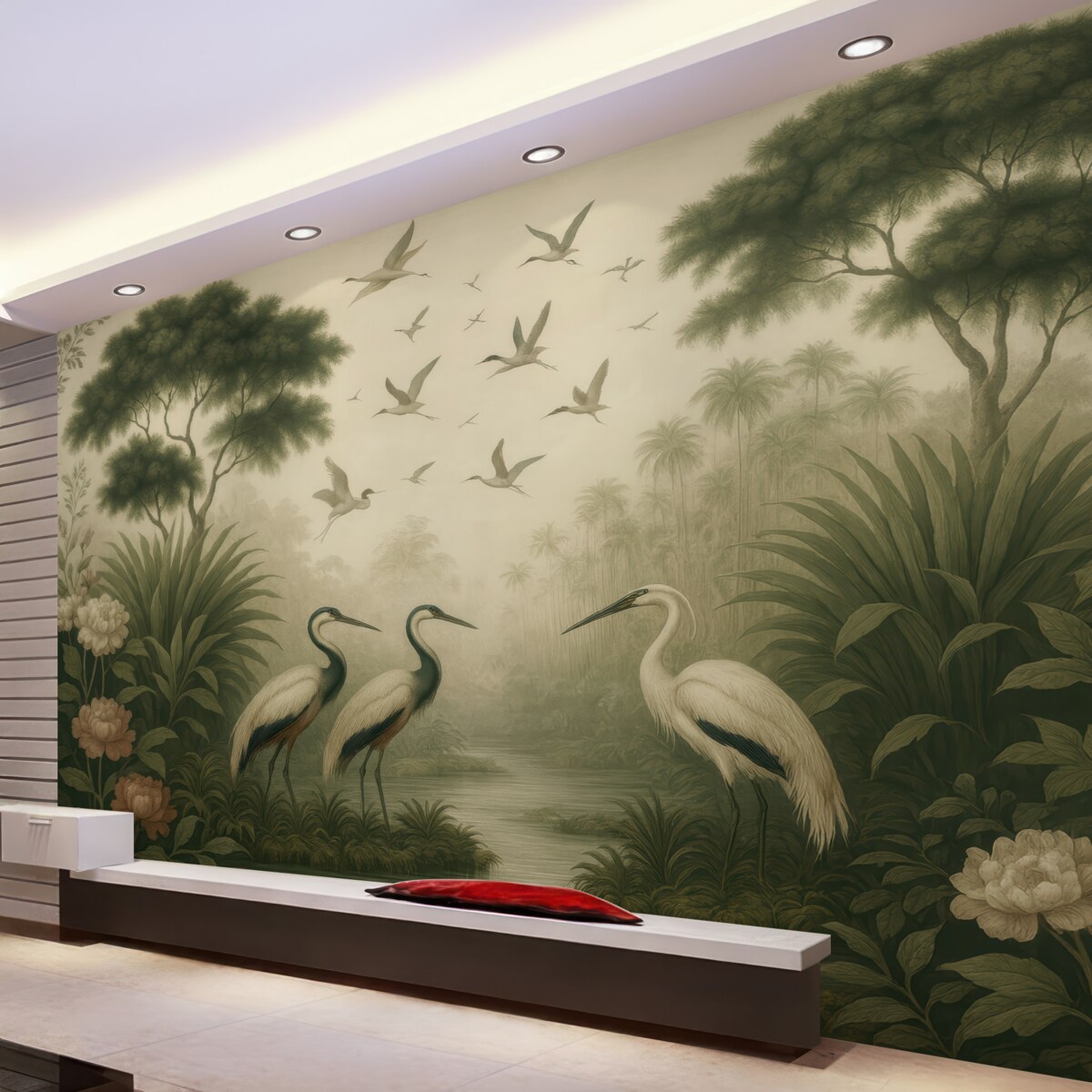 Fototapeta ptaki w lesie tropikalnym