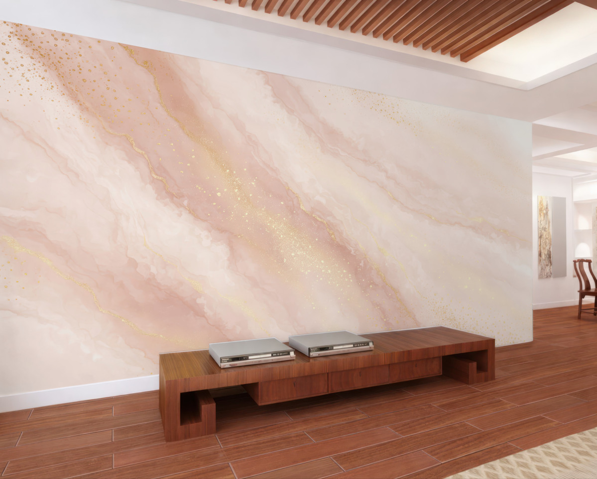 Fototapeta Obrazowanie abstrakcyjne, naśladujące marmurową fakturę kamienia.