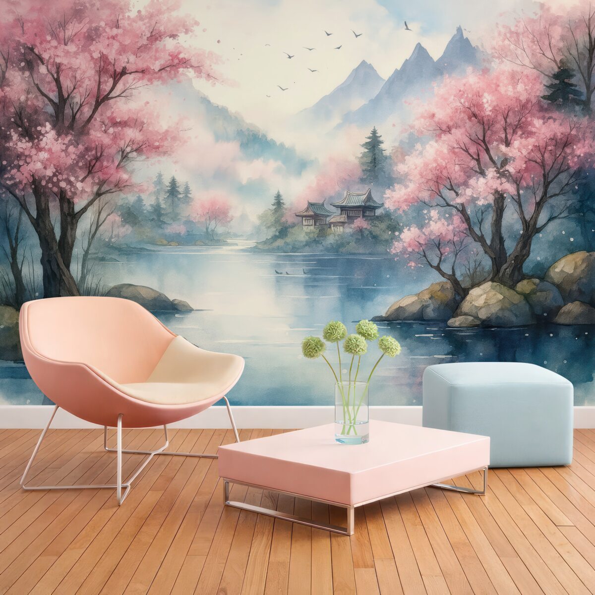 Fototapeta Górski pejzaż zatokowy.