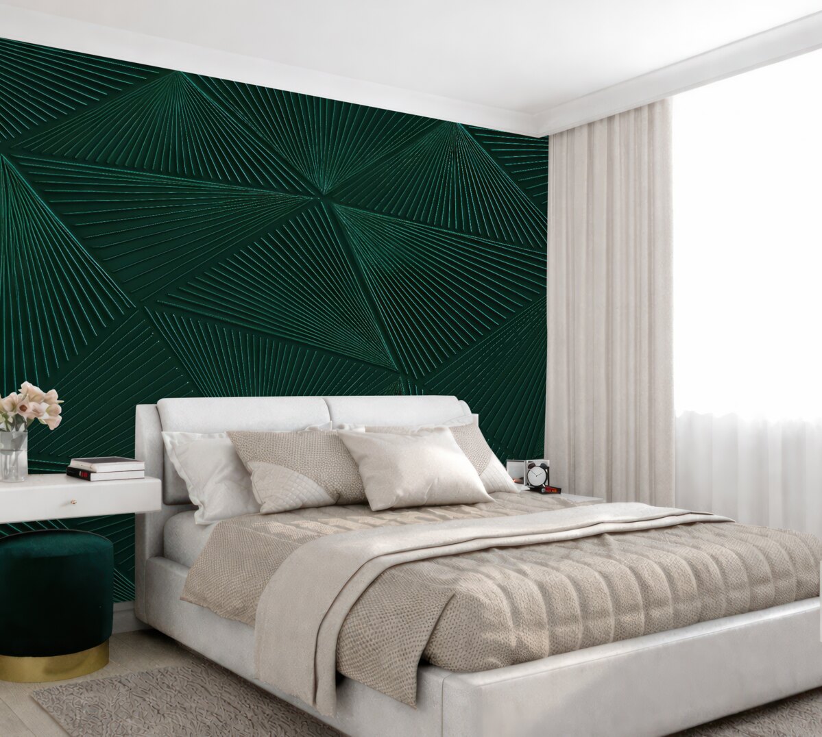 Fototapeta Ciemnozielone zestawienia kolorów.