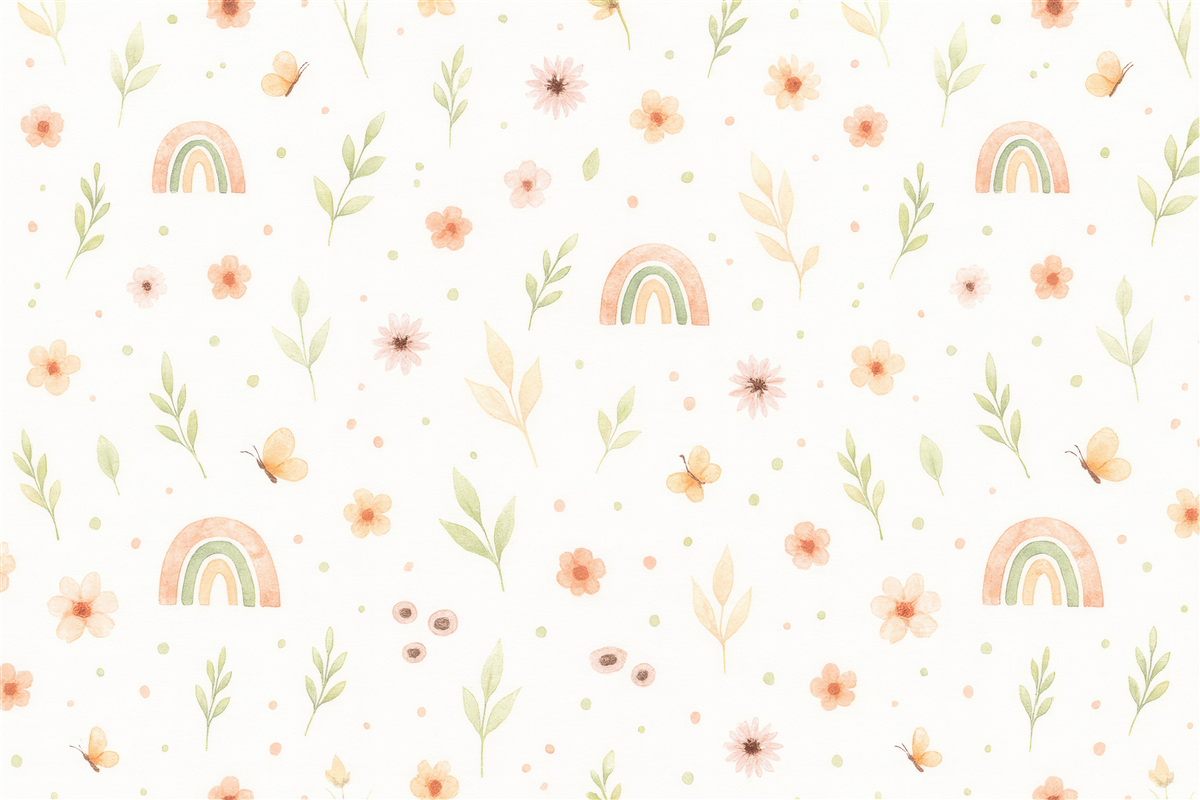 Fototapeta Akwarelowy rysunek dla maluchów.