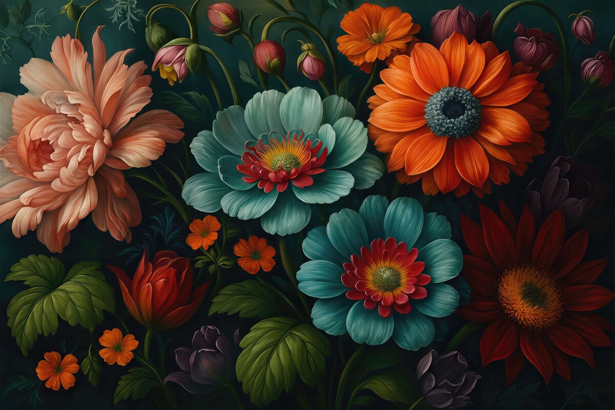 Fototapeta Kwiatowy rozprysk