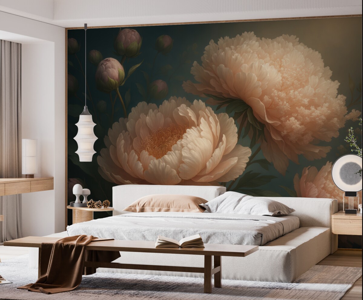 Fototapeta Kwiaty zachodu słońca.