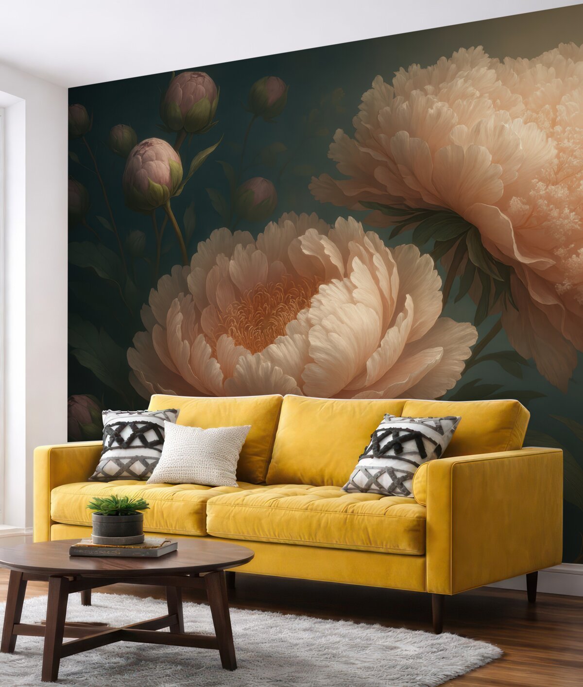 Fototapeta Kwiaty zachodu słońca.