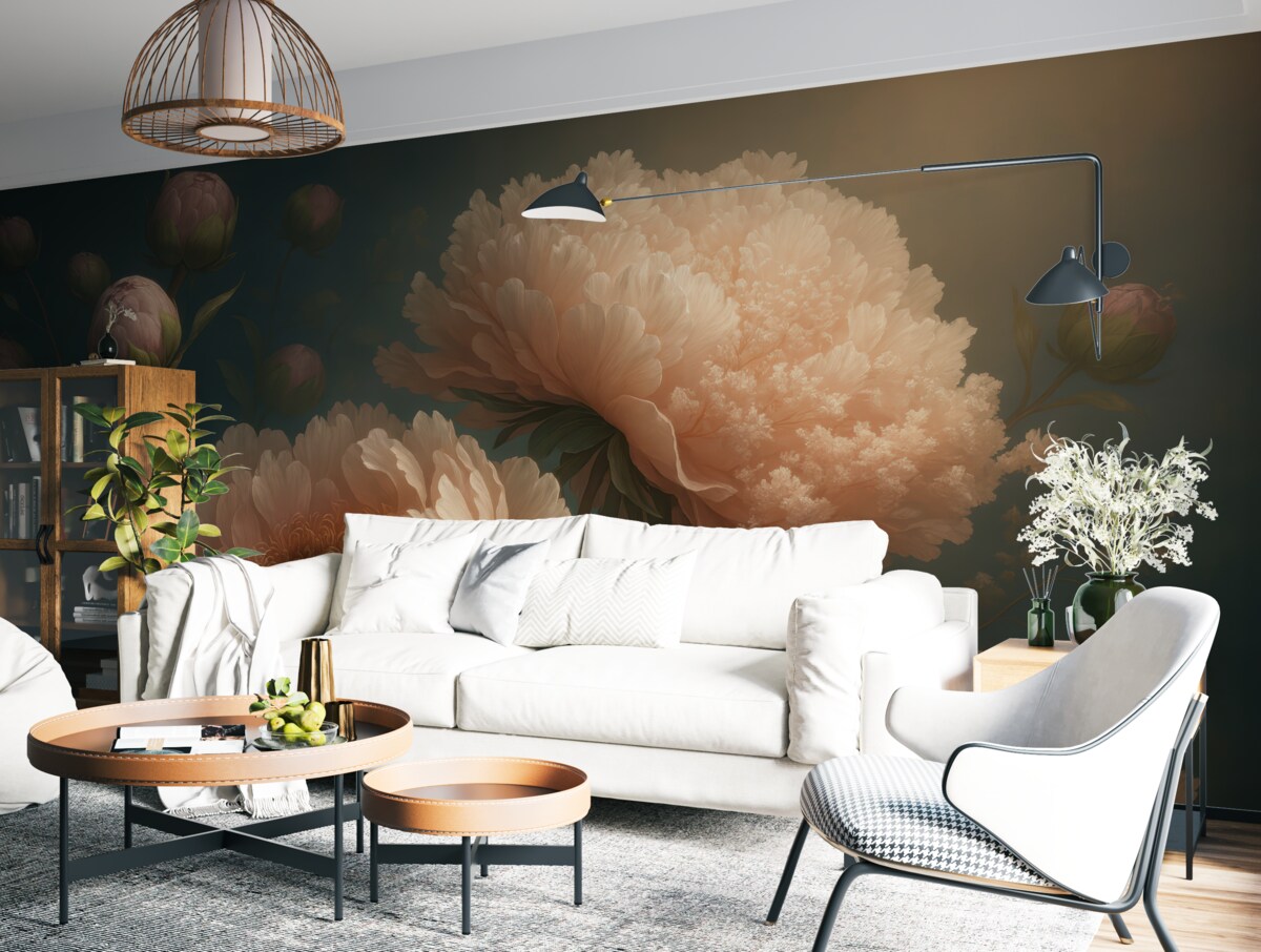 Fototapeta Kwiaty zachodu słońca.