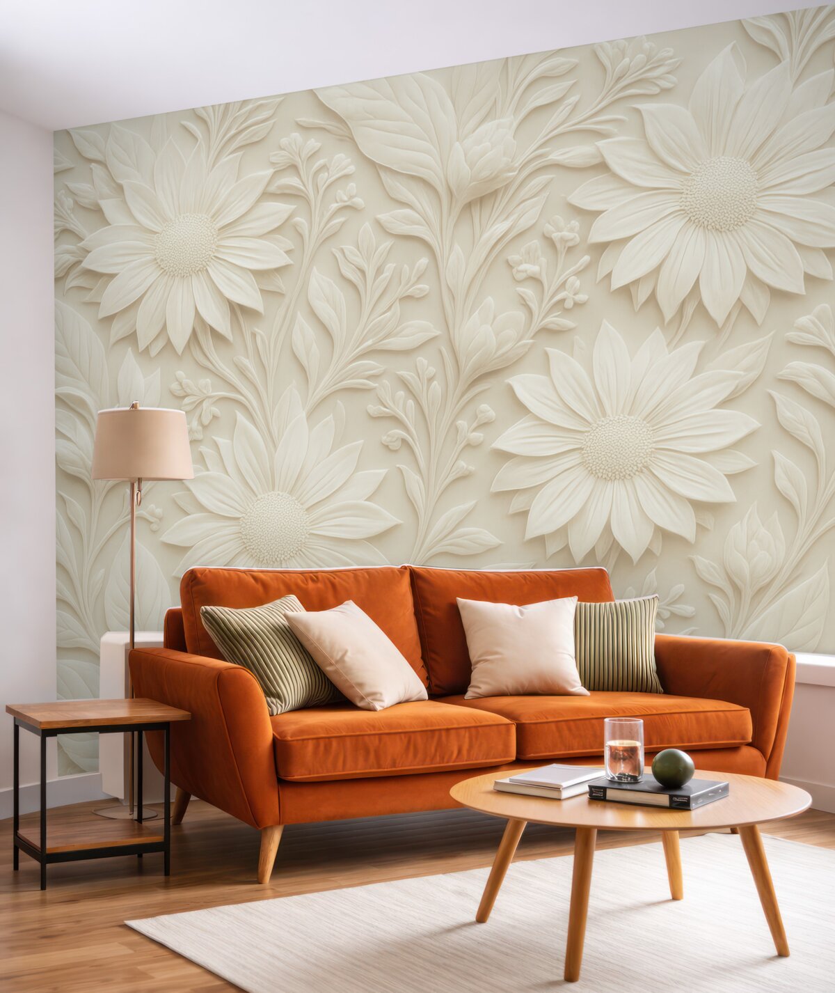 Fototapeta Kwiaty trójwymiarowe.