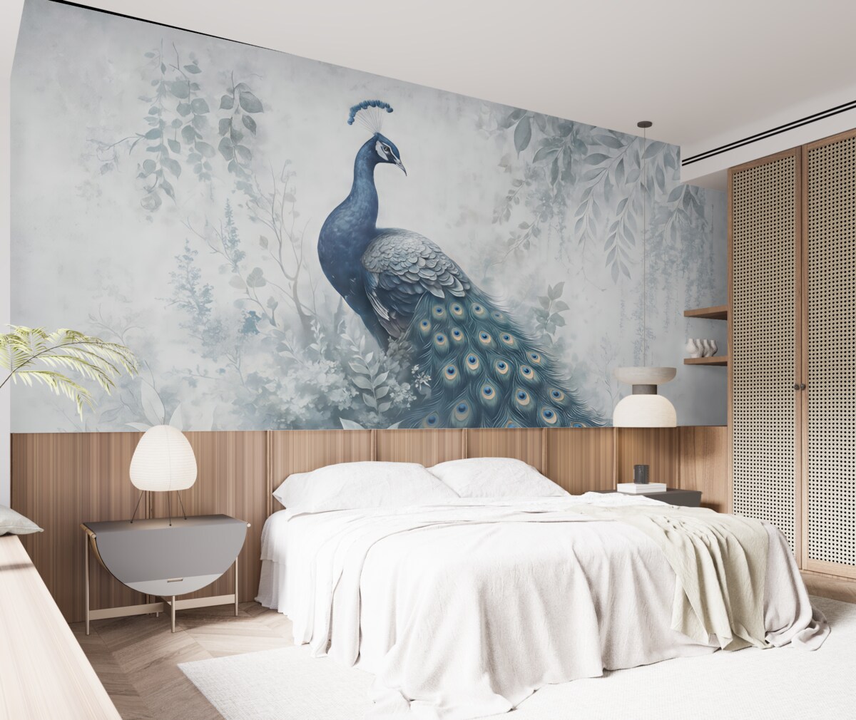 Fototapeta Kruchy paw na betonie o stylu grunge.